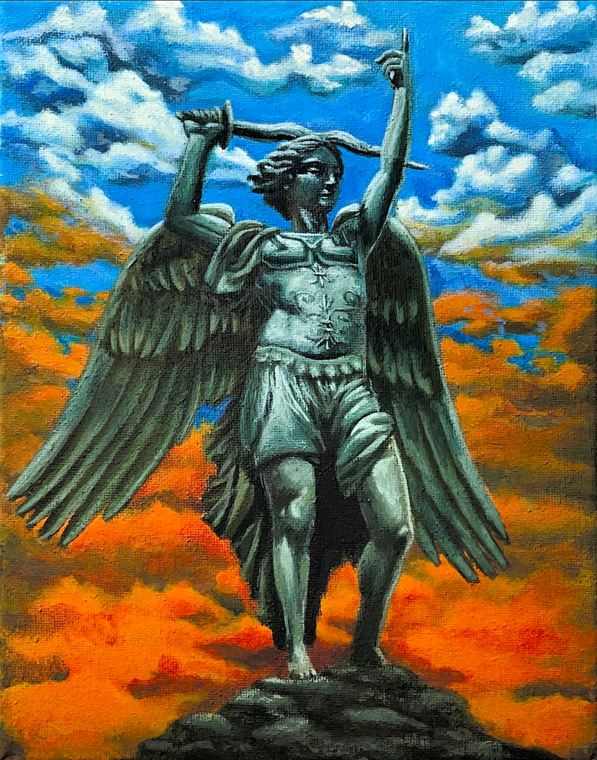 “Michael In the Clouds” - Print 8.5x11