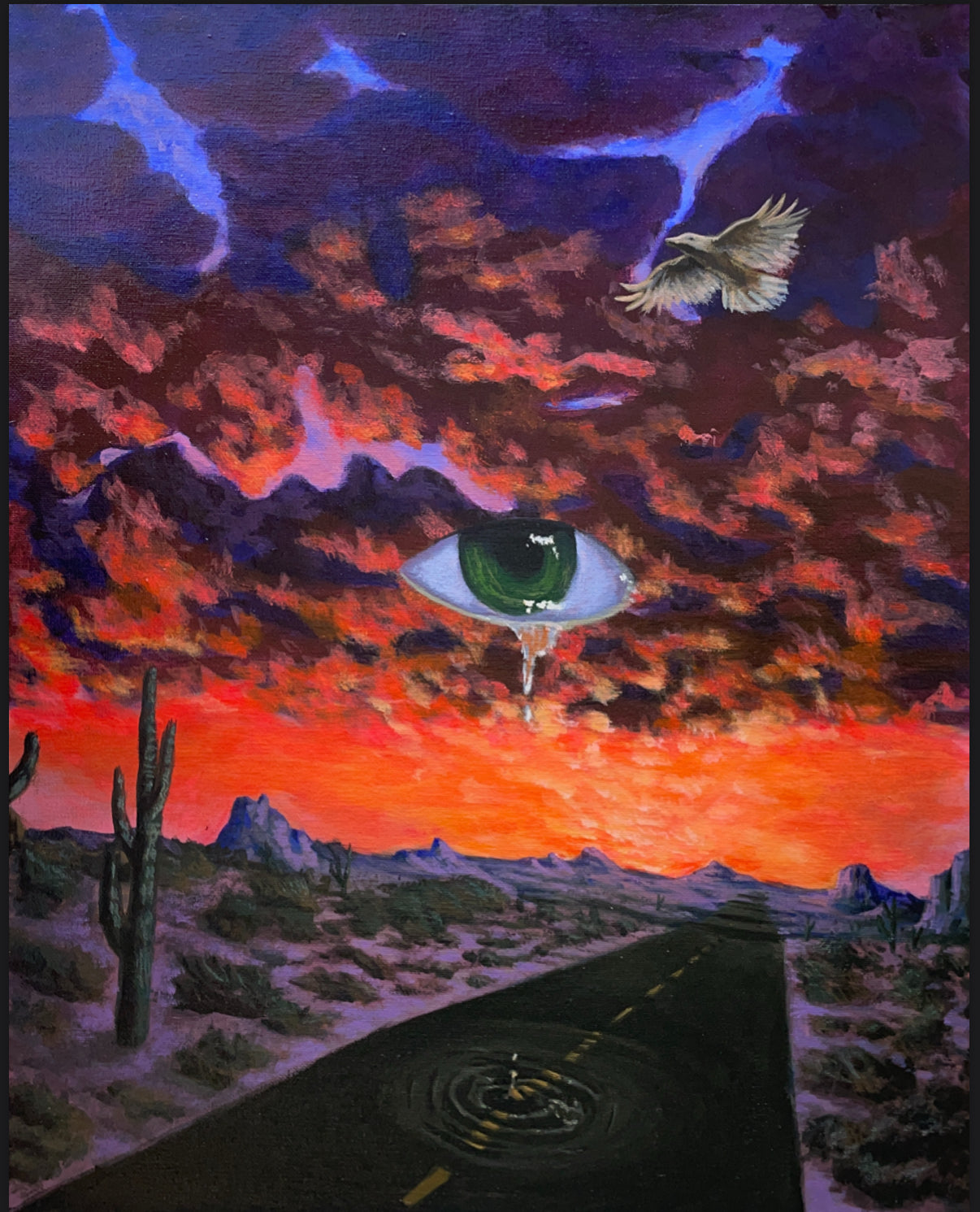 “Ra & the White Raven”- Print 8.5x11