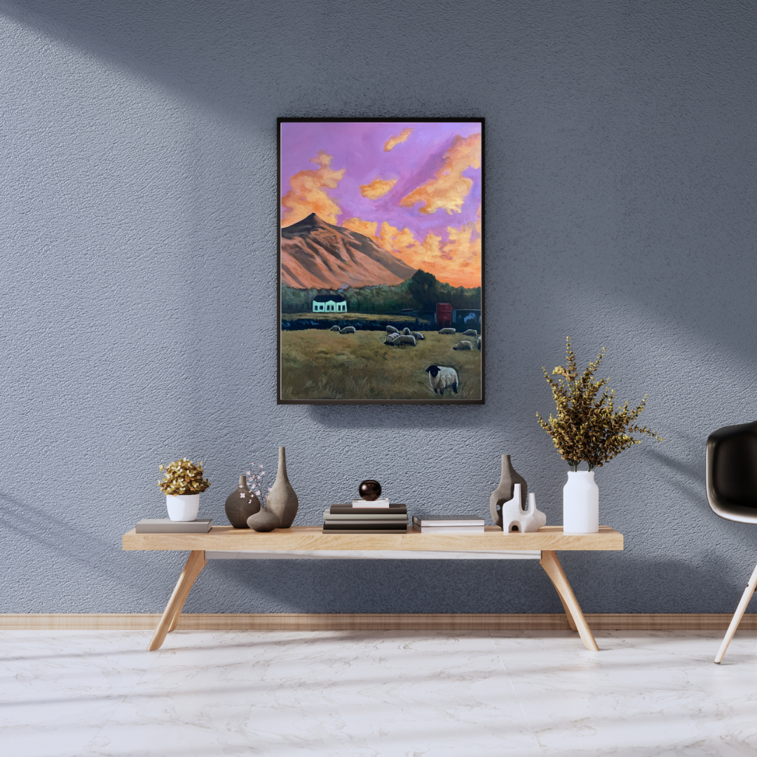 “Mollys Sheep” - Original 24x18 painting- Acrylic 2023