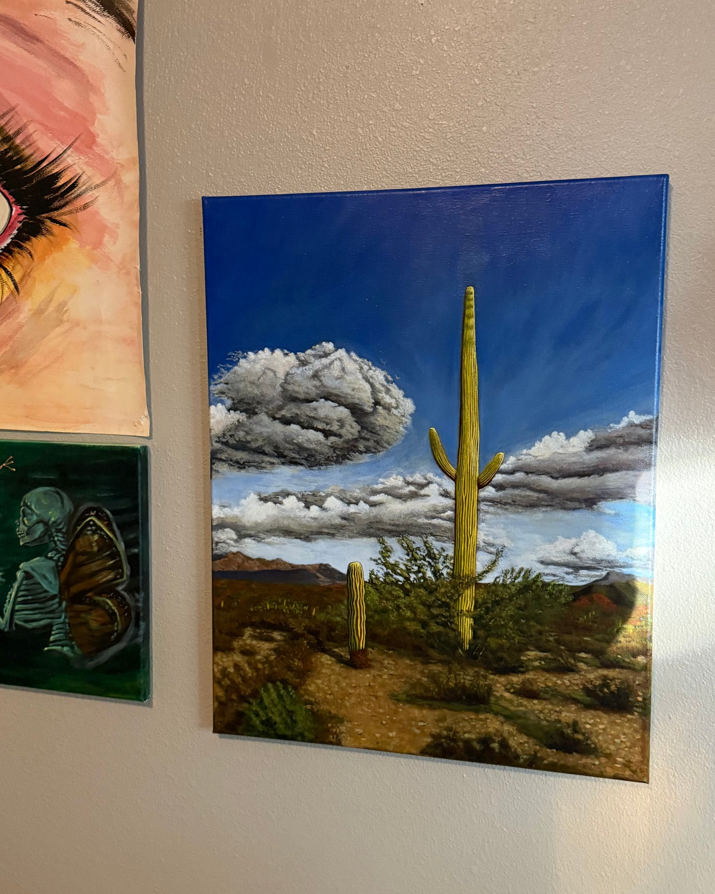 “Daytime Nap” Original 20x16 Painting - Acrylic 2024